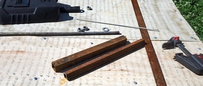 Come realizzare una semplice morsa con rottami metallici