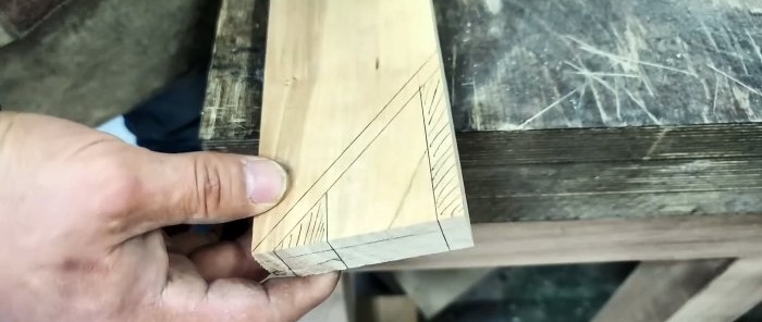 Bagaimana untuk menyambung kepingan kayu tanpa gam menggunakan duri dan baji spacer