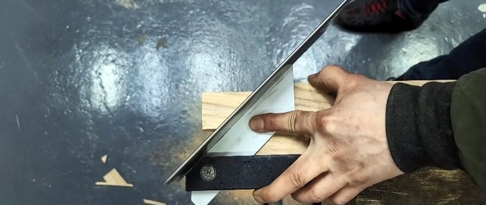 Sådan samler du træstykker uden lim ved hjælp af en tap og afstandskiler