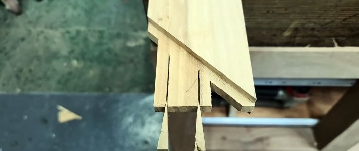 Как да съедините дървени части без лепило с шип и дистанционни клинове