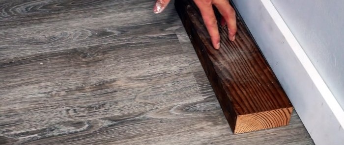 Ako odstrániť medzery na laminátových podlahách bez demontáže