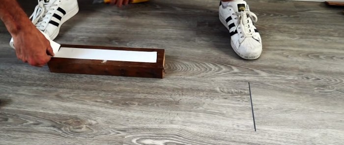 Bagaimana untuk membuang jurang pada lantai lamina tanpa membongkar