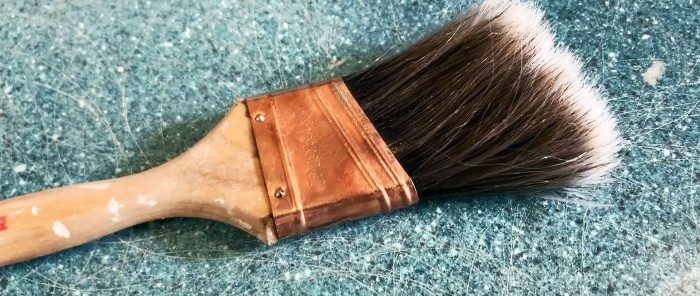 How to restore completely dried out brushes