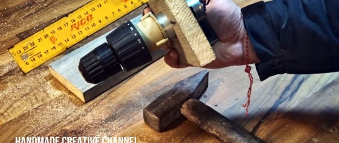 How to make a circular saw from an old screwdriver