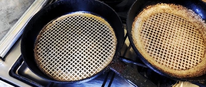 How to prevent anything from sticking to an aluminum or cast iron frying pan