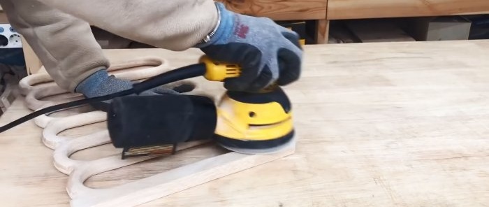 Как да направите решетка от една мебелна плоскост