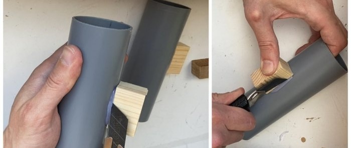 Kā izgatavot iespaidīgas sienas lampas no PVC caurules Skaistas vietas santīmiem