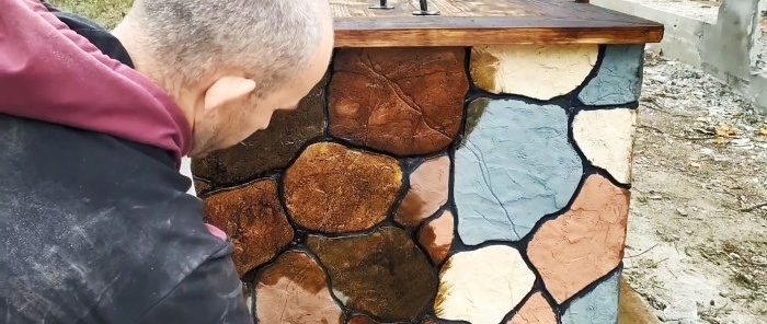 Come realizzare eleganti decorazioni in pietra utilizzando l'adesivo per piastrelle