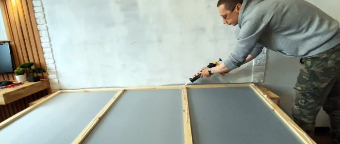 How and from what to inexpensively make a 100-inch projector screen