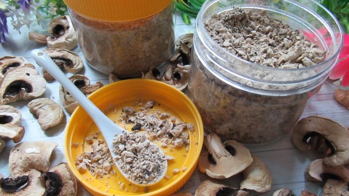 Hoe je thuis champignonpoeder kunt maken