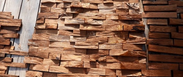 Kā no zāģmateriāliem izveidot radošu koka sienu dekoru