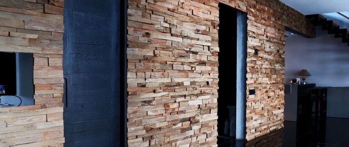 Como fazer uma decoração criativa de parede de madeira com restos de madeira