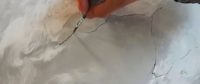 Sådan laver du billigt en realistisk efterligning af marmor ved hjælp af venetiansk gips