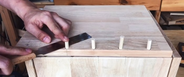 Cara membuat kunci magnet rahsia tanpa kunci pada perabot