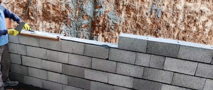 DIY mūra veidne uzlabos kvalitāti un ietaupīs enerģiju