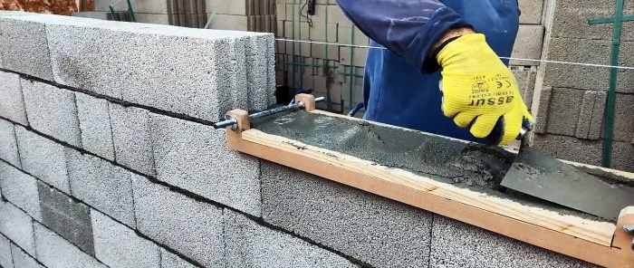 DIY murværk skabelon vil øge kvaliteten og spare energi