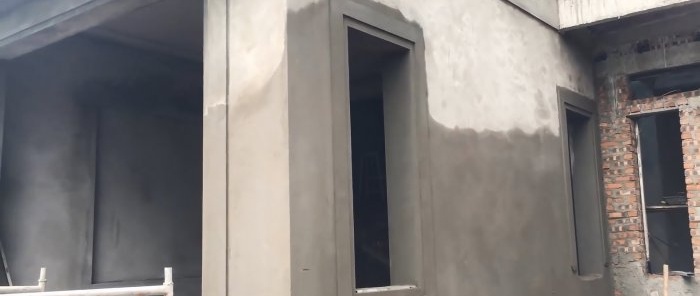 How to decorate window or door openings with cement plaster
