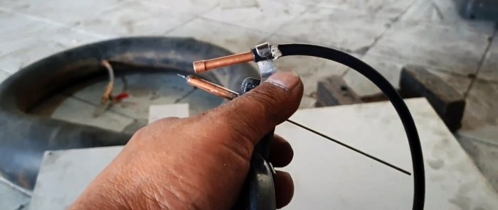 How to make TIG welding from a regular inverter and use a car camera as a cylinder