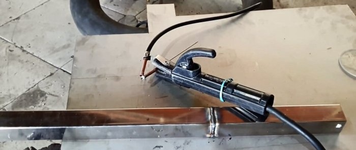 How to make TIG welding from a regular inverter and use a car camera as a cylinder