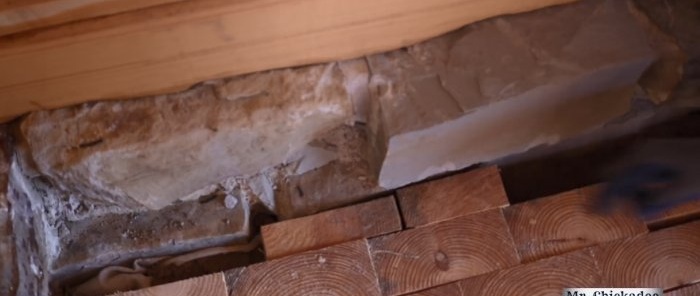 Как да направите под на работилница от дървени блокове
