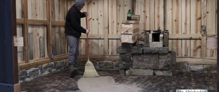Hoe maak je een werkplaatsvloer van houten blokken
