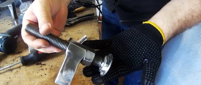 How to make a large clamp from a profile
