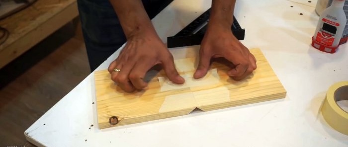 Ako vyrobiť prípravok na frézku pre rybinový spoj krabice