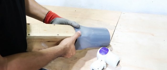 3 Möglichkeiten, aus einem runden PVC-Rohr ein quadratisches Rohr zu machen
