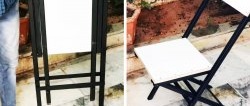 Ako vyrobiť odolnú a pohodlnú skladaciu stoličku z jednoduchých materiálov vlastnými rukami