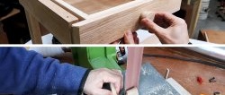 How to easily make round furniture handles without a lathe
