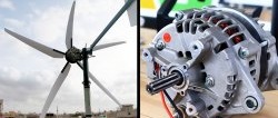 Wie man aus einem Autogenerator ohne Modifikation einen Windgenerator macht