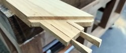 How to join wooden pieces without glue using a tenon and spacer wedges