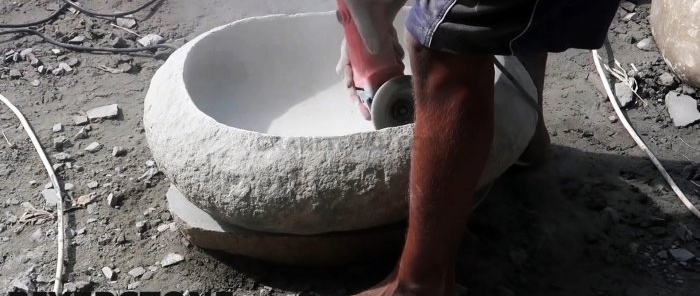 Kako napraviti školjku od riječne gromade