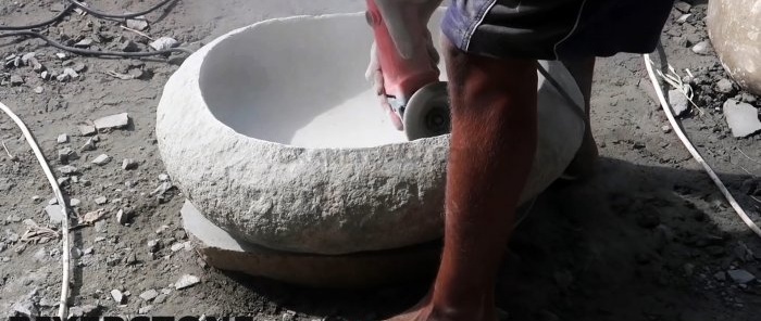 Como fazer uma concha com uma pedra de rio