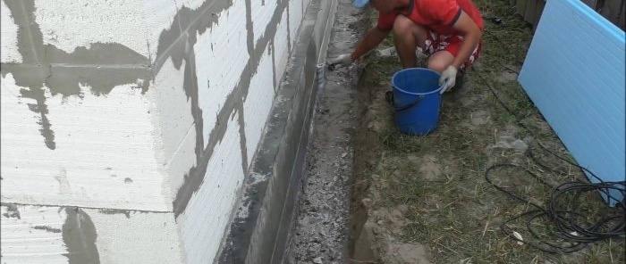 How to reliably and permanently insulate the foundation and plinth with available materials