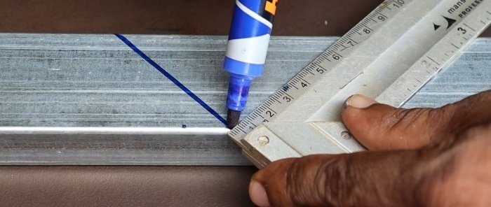 Cómo cortar de forma sencilla y conectar de forma segura un tubo redondo y perfilado y dos tubos perfilados con sus propias manos