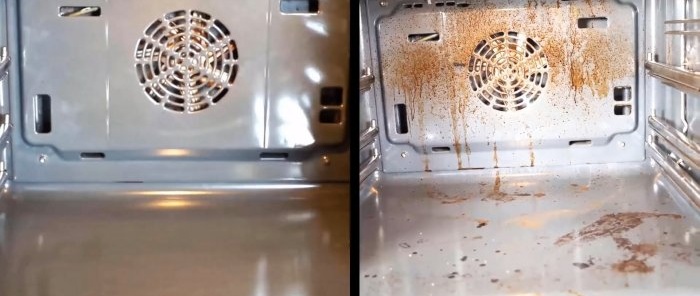 Hoe de oven schoon te maken met frisdrank en azijn zonder commerciële chemicaliën