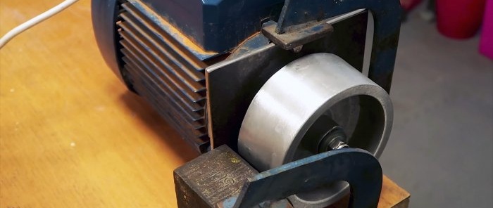 How to cast a pulley for a belt grinder from aluminum