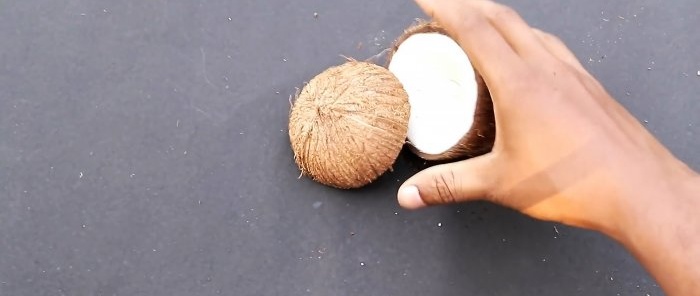 2 Life-Hacks Wie man ganz einfach eine Kokosnuss schält oder spaltet