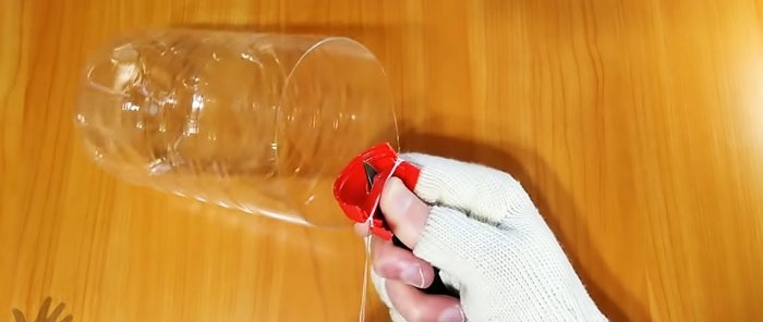 Paano i-unravel ang isang PET bottle sa isang ribbon na walang pamutol ng bote