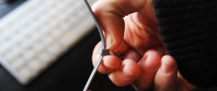 Kako golim rukama otkopčati plastičnu vezicu i ponovno je upotrijebiti
