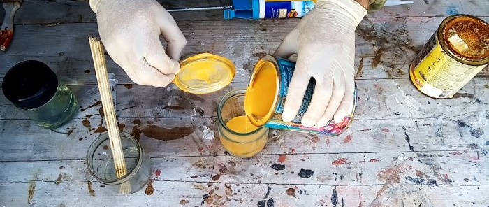 Cómo hacer pintura repelente al agua barata para proteger contra el óxido y la putrefacción