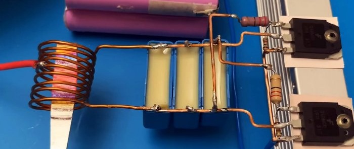 Hoe je een heel eenvoudige transistor-inductieverhitter maakt