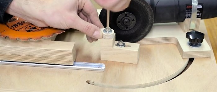 Isang simpleng aparato para sa tumpak na paghasa ng mga pabilog na disc at cutter