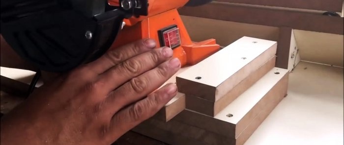 Comment fabriquer un dispositif pour affûter les couteaux sur une dégauchisseuse