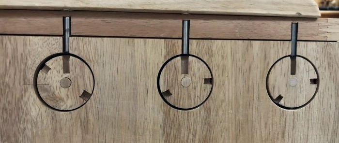 How to make a simple combination lock from wood