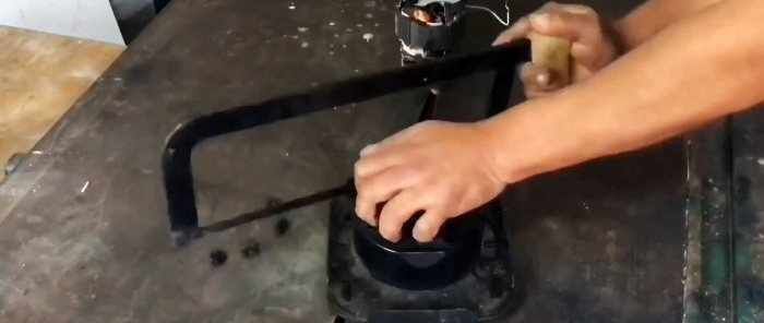Как да направите ръчен рутер от счупен блендер