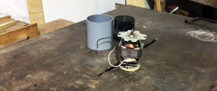 Ako vyrobiť ručný router z rozbitého mixéra