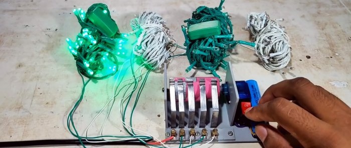 Wie man einen mechanischen Girlandenschalter ohne Elektronikkenntnisse herstellt