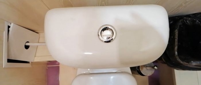 Cara mudah membetulkan butang tangki tandas yang tersekat